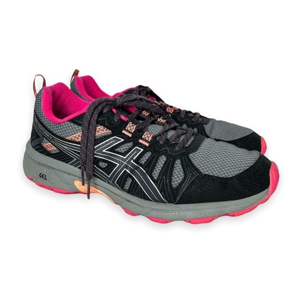 Asics Gel Venture 7 OrthoLite Comfort Trail Runner Sneaker Synthetic Leather‎ - Picture 1 of 10
